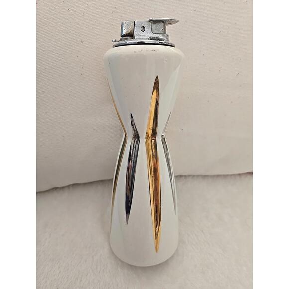 Ronson Varaflame Sunrise Table Lighter Ceramic Mid Century - Picture 3 of 9